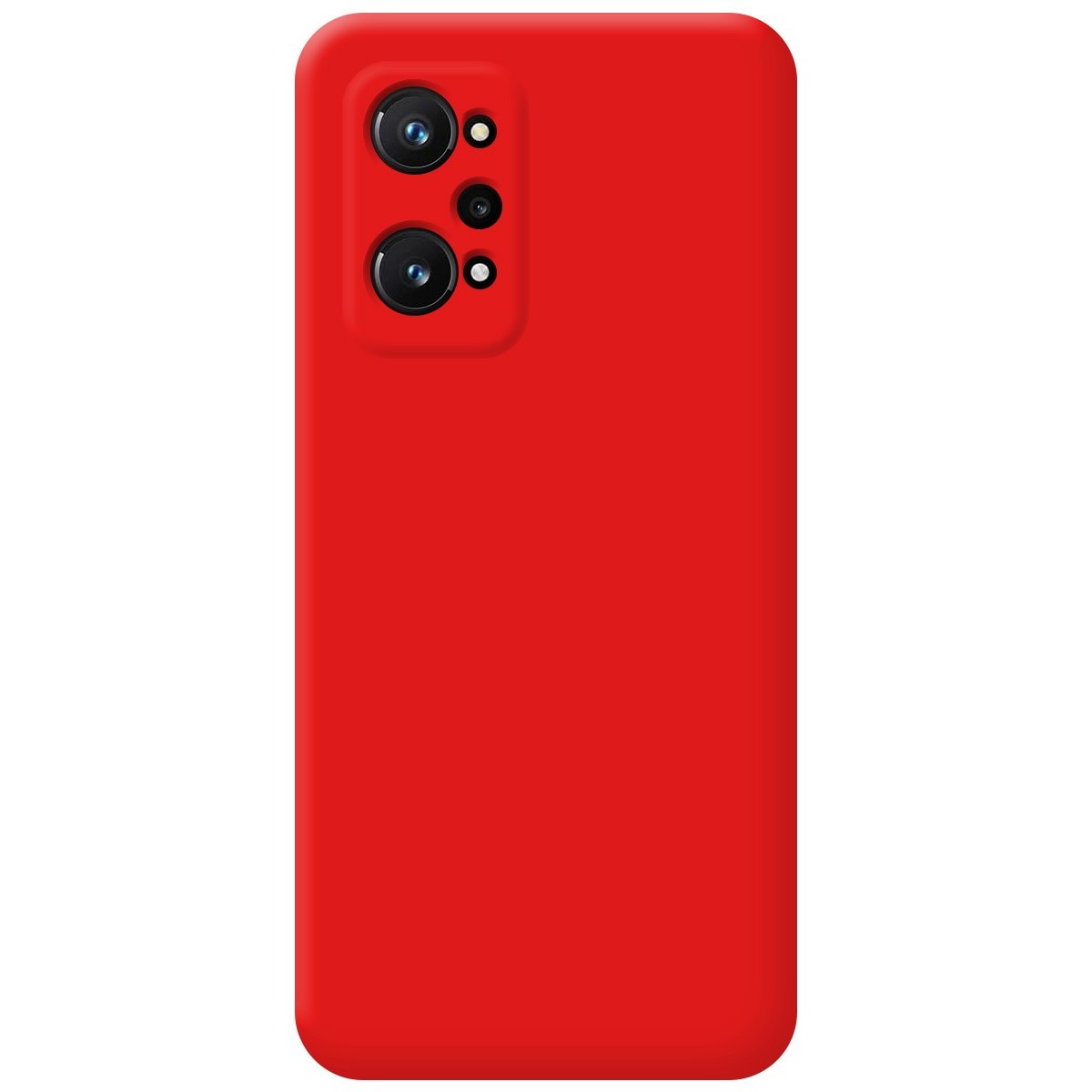Funda Silicona Líquida Ultra Suave para Realme GT Neo 3T 5G Color Roja