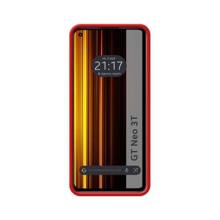 Funda Silicona Líquida Ultra Suave para Realme GT Neo 3T 5G Color Roja
