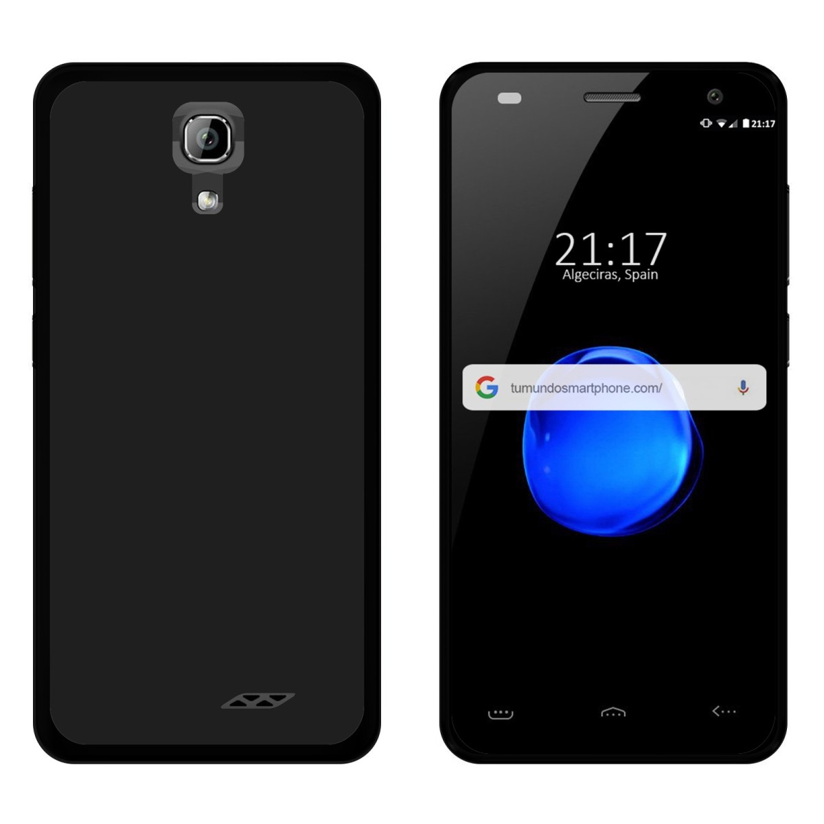 Funda Gel Tpu para Homtom HT26 Color Negra