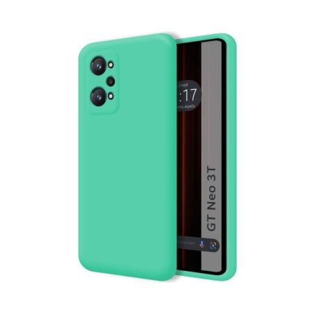 Funda Silicona Líquida Ultra Suave para Realme GT Neo 3T 5G Color Verde