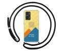 Personaliza tu Funda Colgante Transparente para Realme GT Neo 3T 5G con Cordon Negro Dibujo Personalizada