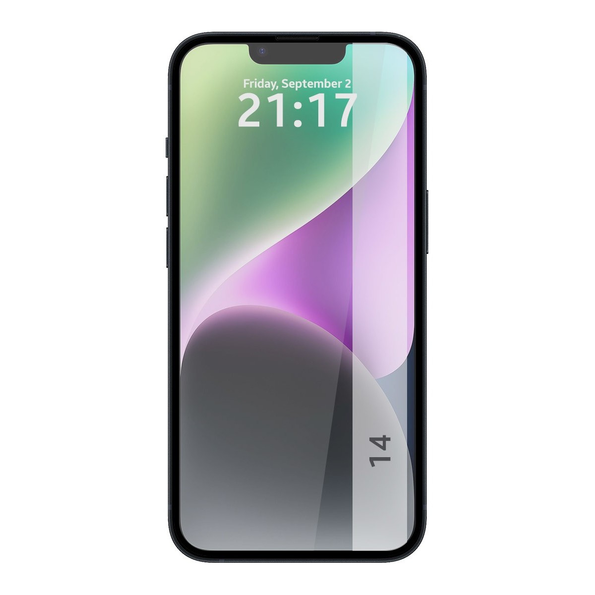 Protector Cristal Templado Completo 5D Full Glue Negro compatible con iPhone 14 (6.1) Vidrio