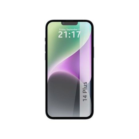 Protector Cristal Templado Completo 5D Full Glue Negro compatible con iPhone 14 Plus (6.7) Vidrio