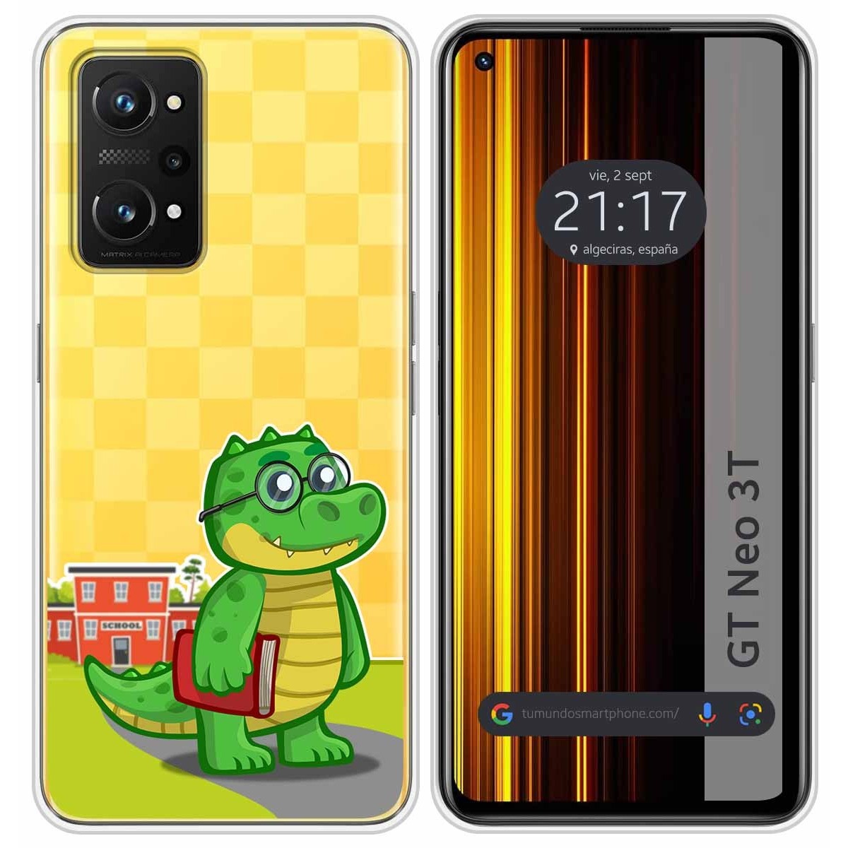 Funda Silicona Transparente para Realme GT Neo 3T 5G diseño Coco Dibujos