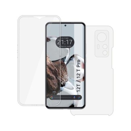 Funda Doble Transparente Pc + Tpu Full Body 360 para Xiaomi 12T / 12T Pro 5G