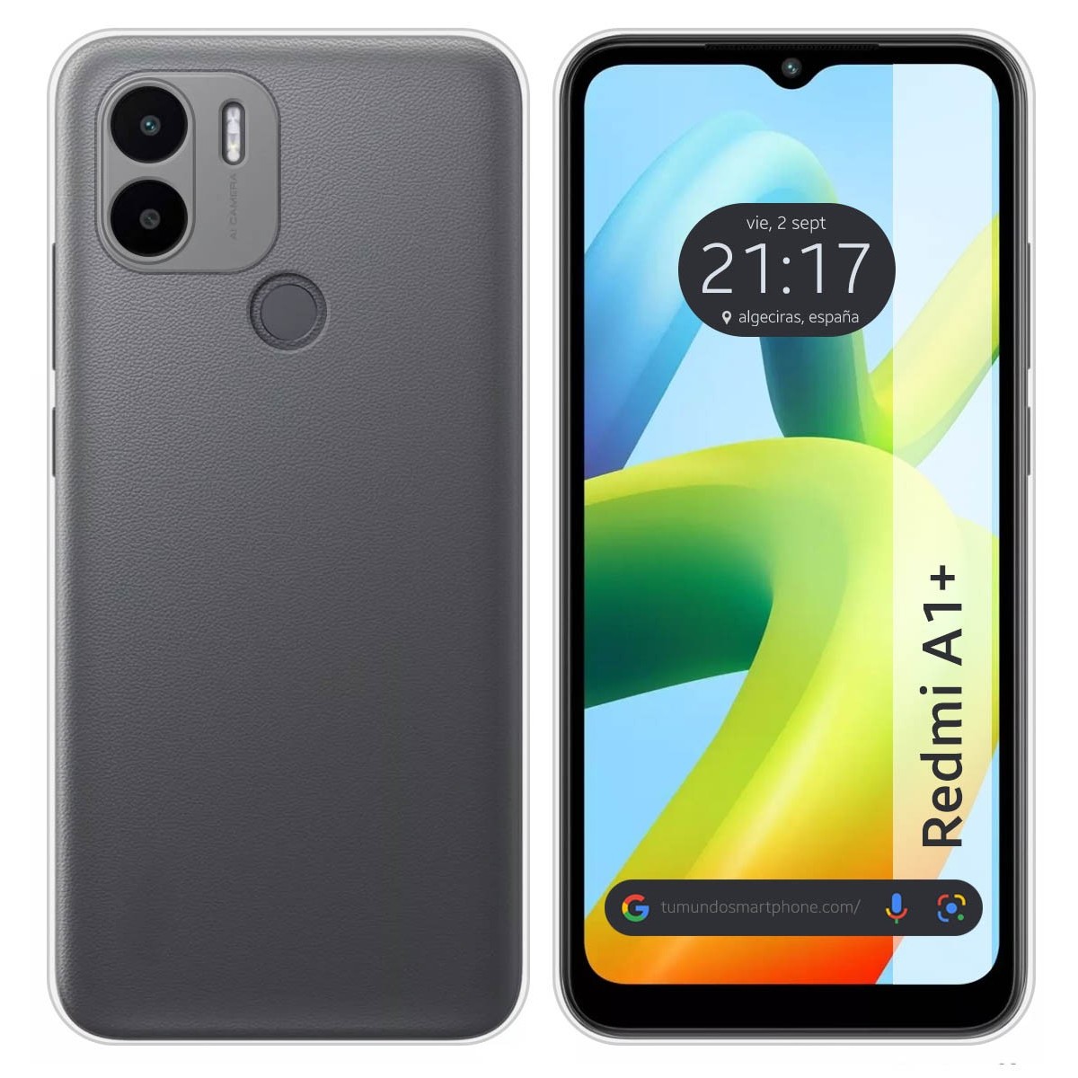 Funda Silicona Gel TPU Transparente para Xiaomi Redmi A1 Plus