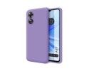 Funda Silicona Líquida Ultra Suave para Oppo A17 color Morada