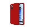 Funda Silicona Líquida Ultra Suave para Oppo A17 color Roja