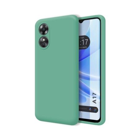 Funda Silicona Líquida Ultra Suave para Oppo A17 color Verde