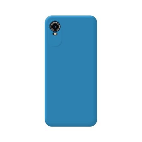 Funda Silicona Líquida Ultra Suave para ZTE Blade A31 Plus color Azul