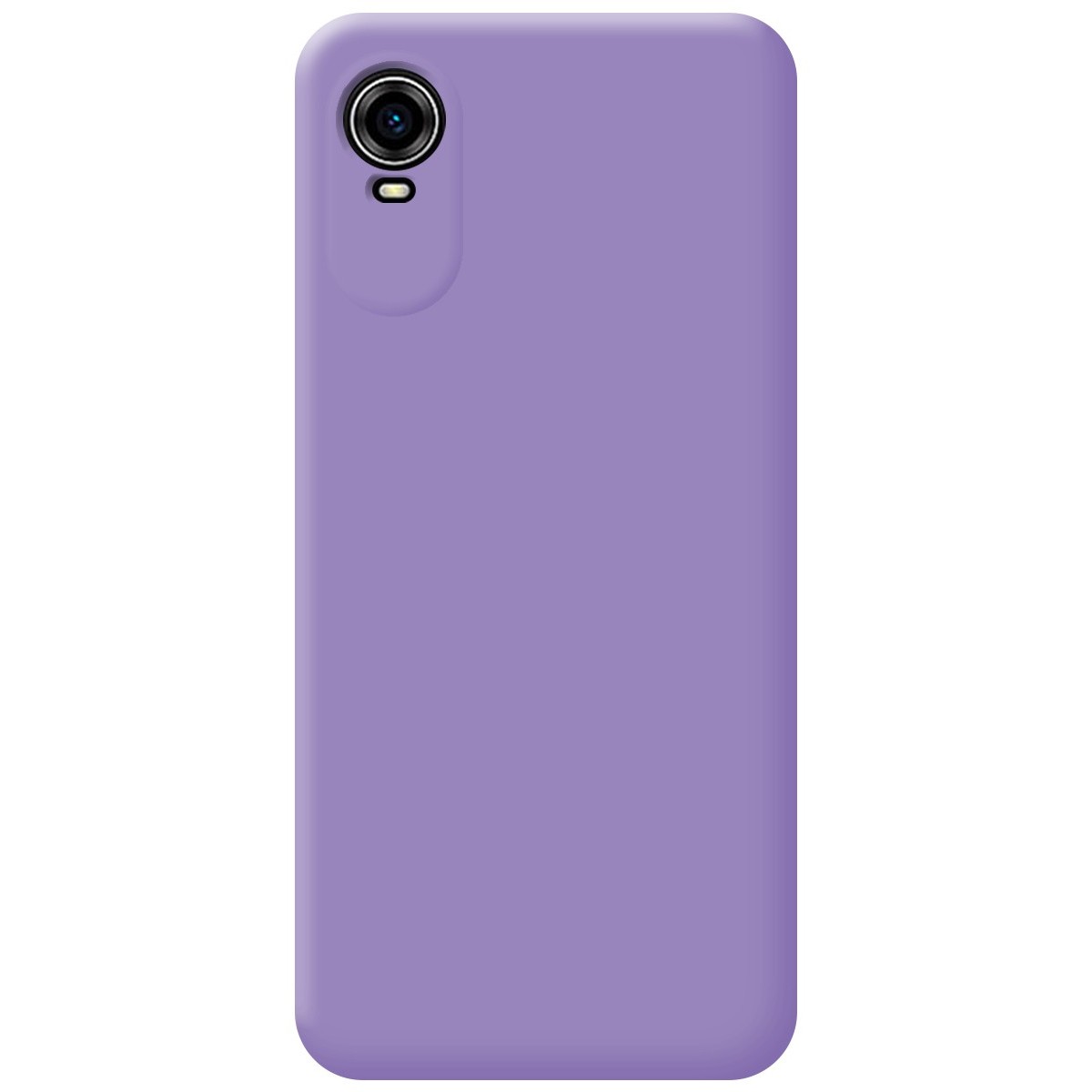 Funda Silicona Líquida Ultra Suave para ZTE Blade A31 Plus color Morada