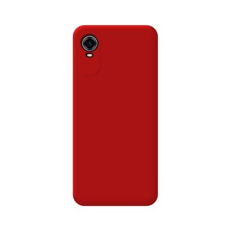 Funda Silicona Líquida Ultra Suave para ZTE Blade A31 Plus color Roja
