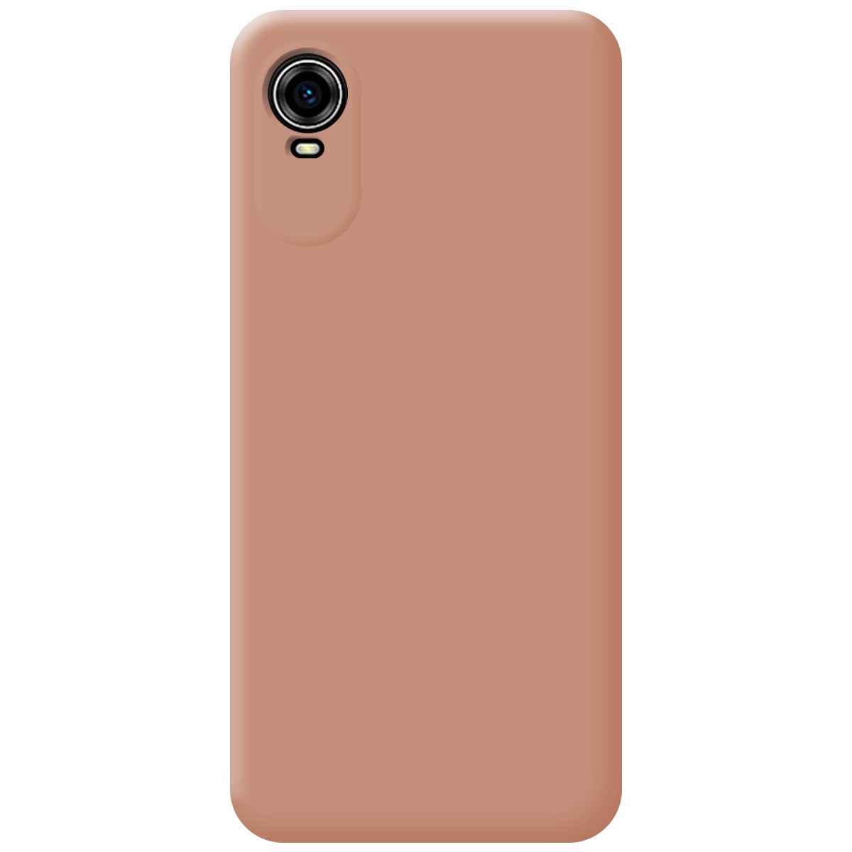 Funda Silicona Líquida Ultra Suave para ZTE Blade A31 Plus color Rosa