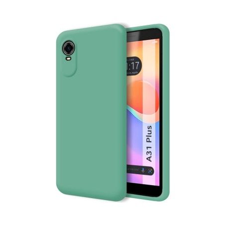 Funda Silicona Líquida Ultra Suave para ZTE Blade A31 Plus color Verde