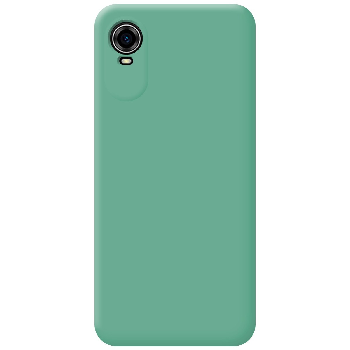 Funda Silicona Líquida Ultra Suave para ZTE Blade A31 Plus color Verde