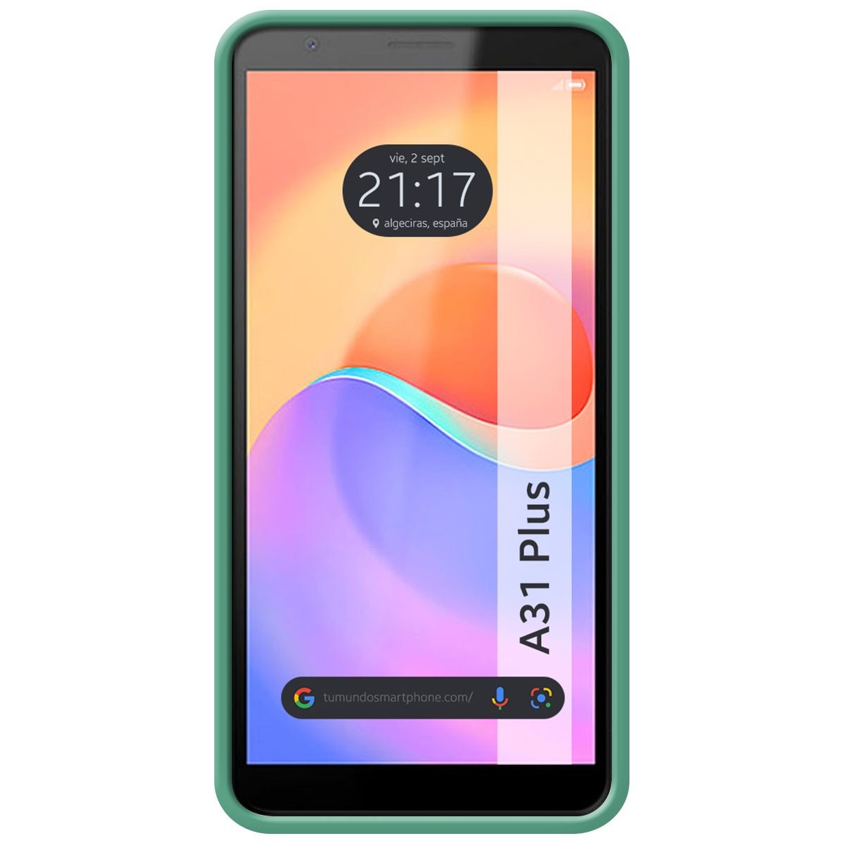 Funda Silicona Líquida Ultra Suave para ZTE Blade A31 Plus color Verde