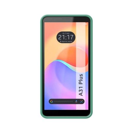 Funda Silicona Líquida Ultra Suave para ZTE Blade A31 Plus color Verde