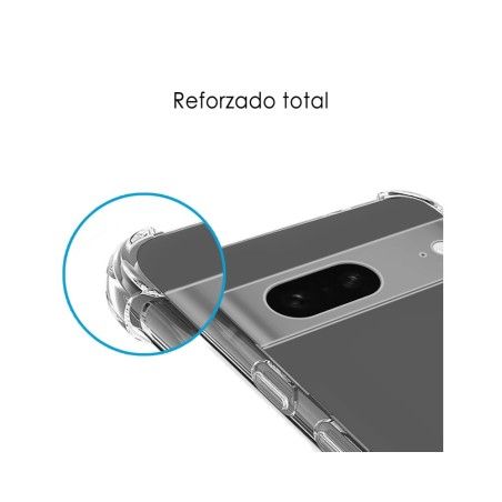 Funda Silicona Antigolpes Transparente para Google Pixel 7 5G