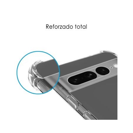 Funda Silicona Antigolpes Transparente para Google Pixel 7 Pro 5G