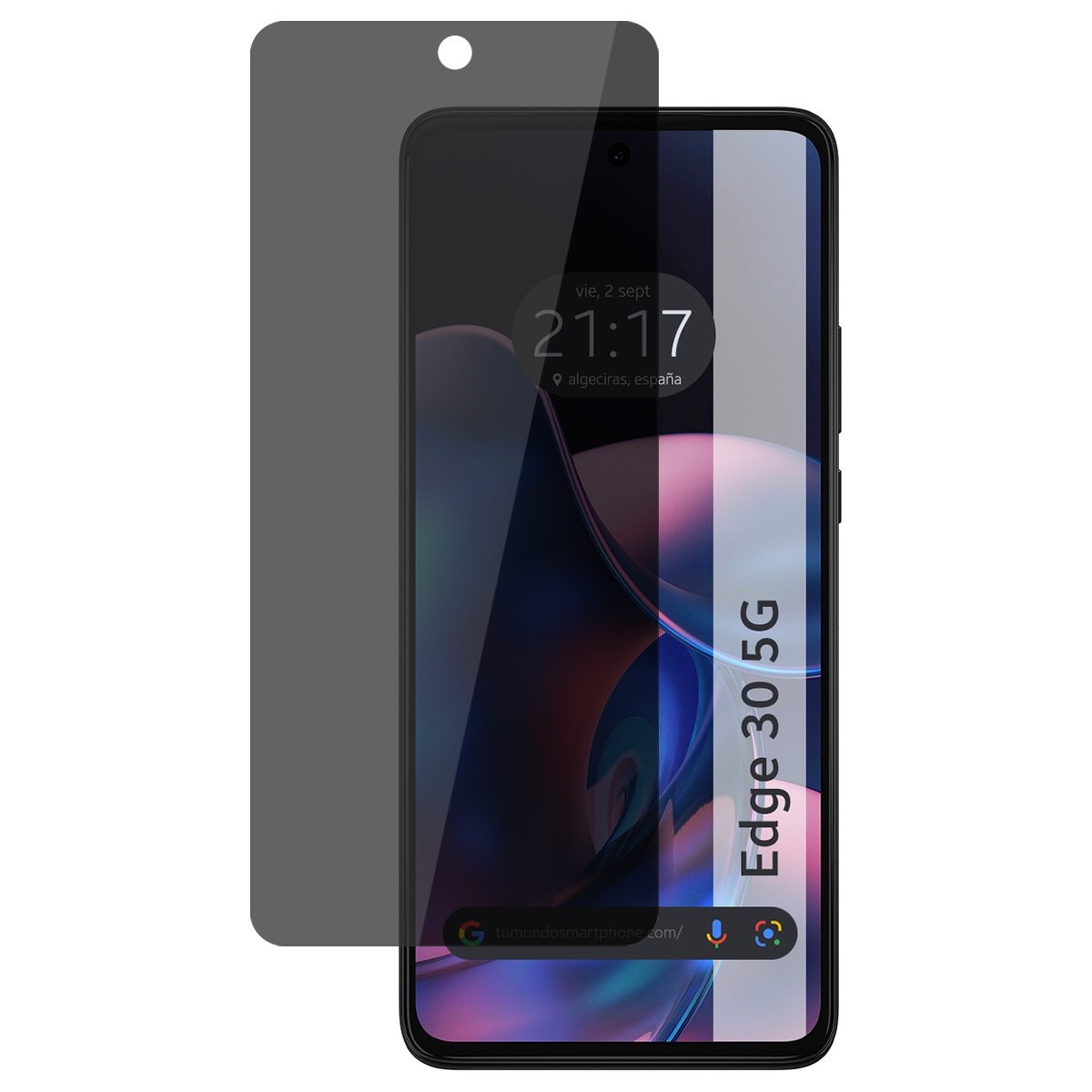Protector Pantalla Hidrogel Privacidad Antiespías para Motorola Moto Edge 30 5G