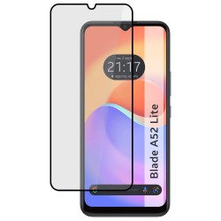 Protector Cristal Templado Completo 5D Full Glue Negro para Zte Blade A52 Lite Vidrio