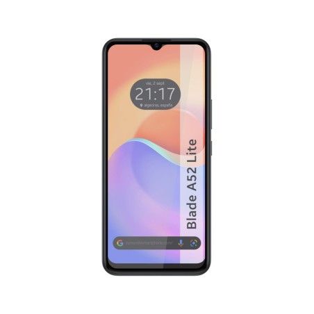 Protector Cristal Templado Completo 5D Full Glue Negro para Zte Blade A52 Lite Vidrio