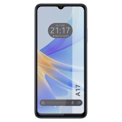 Protector Cristal Templado Completo 5D Full Glue Negro para Oppo A17 Vidrio 2