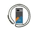 Personaliza tu Funda Colgante Transparente para Google Pixel 7 5G con Cordon Verde / Dorado Dibujo Personalizada