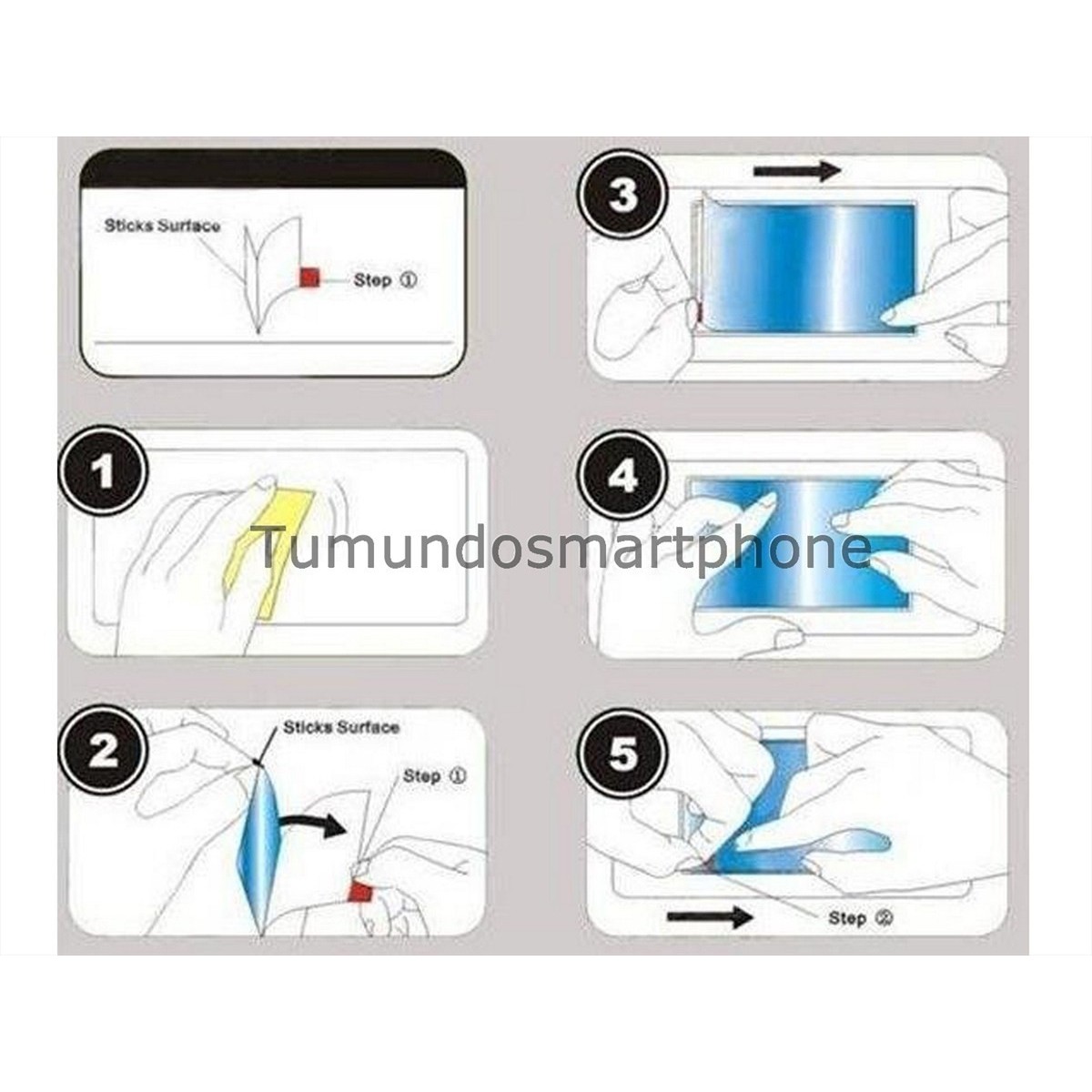 3 X Protector Pantalla Anti-Glare Samsung Galaxy S3 Mini I8190