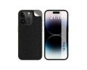 Pegatina Vinilo Autoadhesiva Textura Carbono para iPhone 14 Pro (6.1)