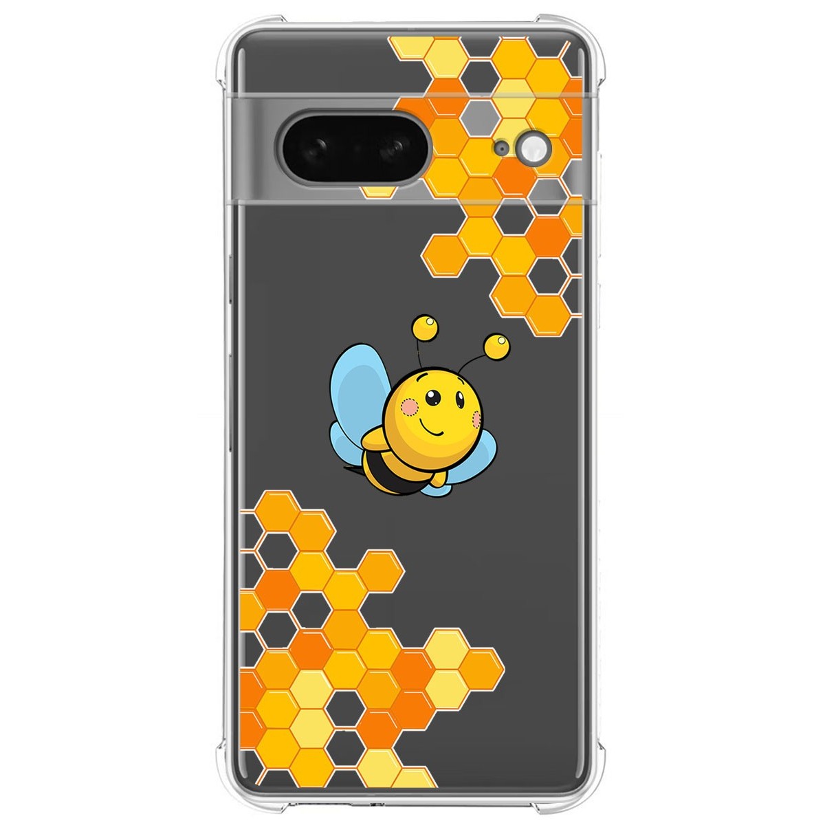 Funda Silicona Antigolpes para Google Pixel 7 5G diseño Abeja Dibujos