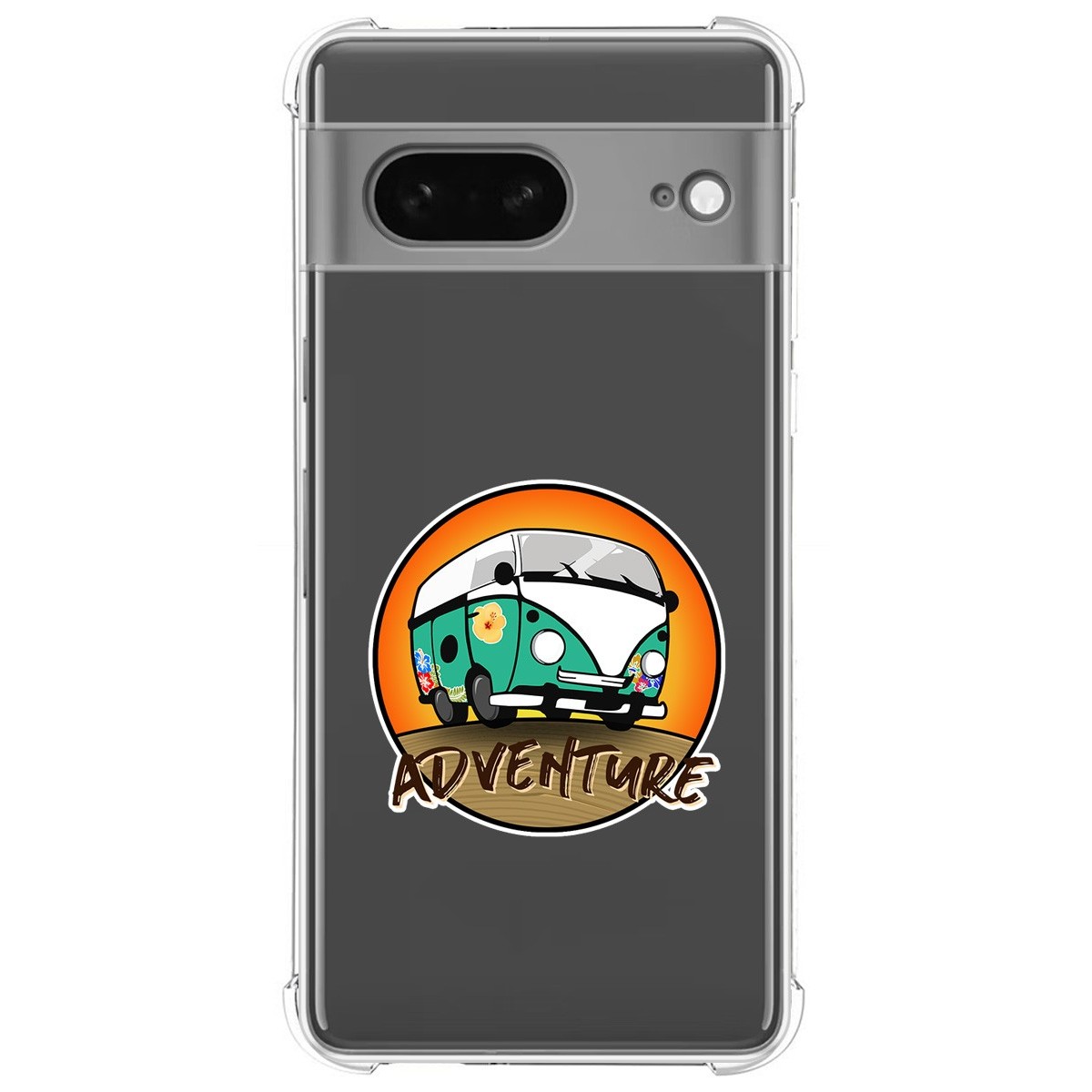Funda Silicona Antigolpes para Google Pixel 7 5G diseño Adventure Dibujos