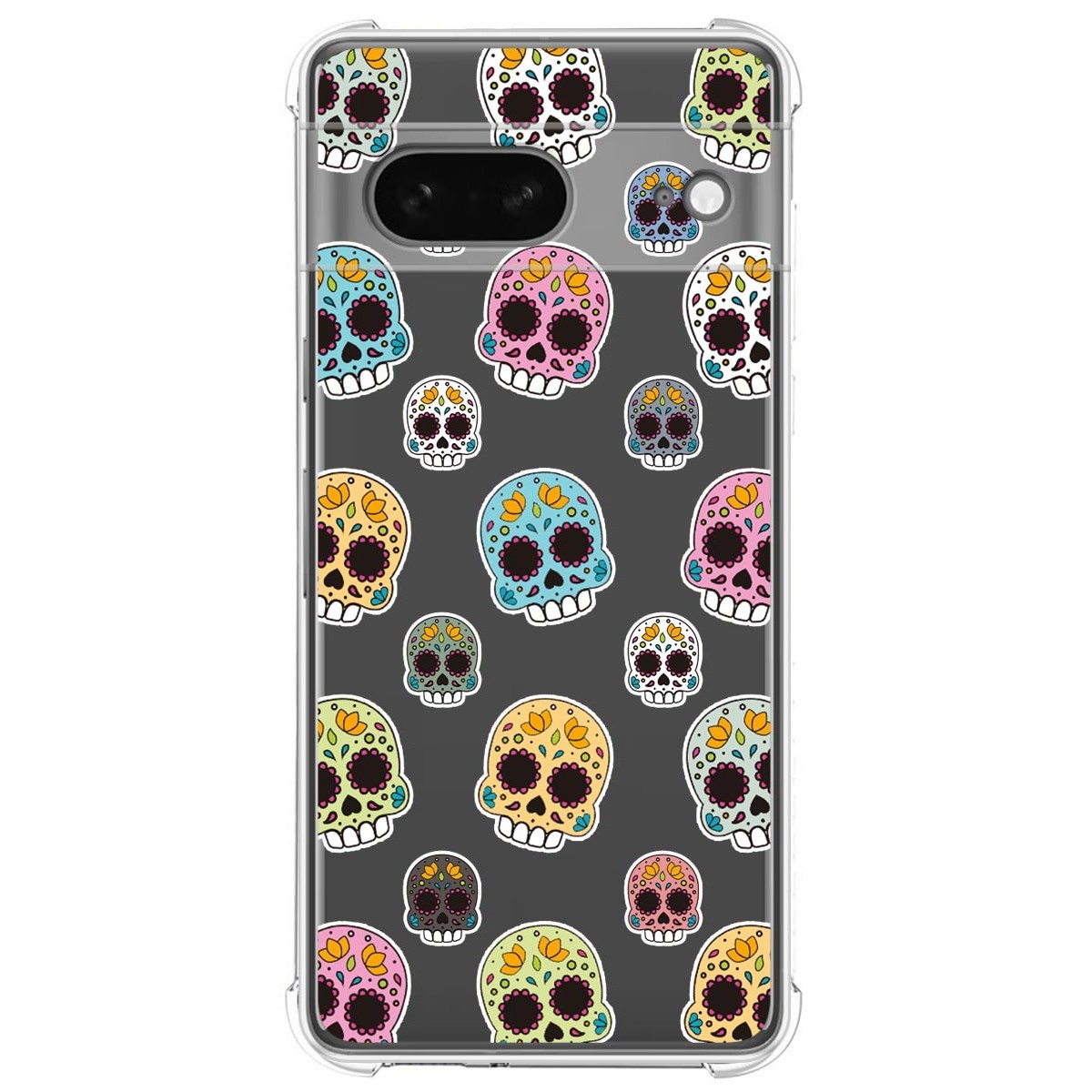 Funda Silicona Antigolpes para Google Pixel 7 5G diseño Catrina Dibujos
