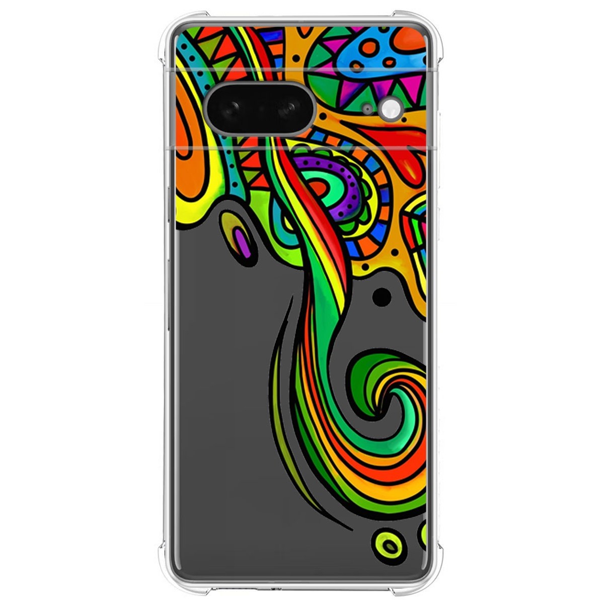 Funda Silicona Antigolpes para Google Pixel 7 5G diseño Colores Dibujos