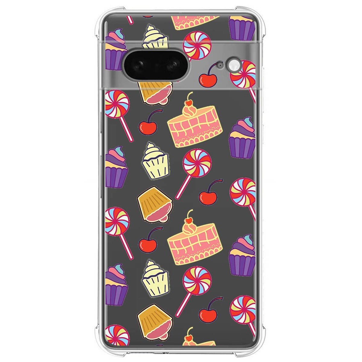 Funda Silicona Antigolpes para Google Pixel 7 5G diseño Dulces 01 Dibujos