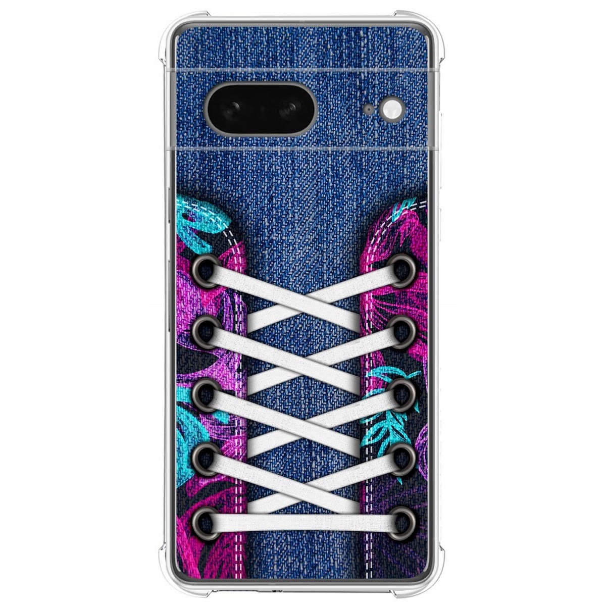 Funda Silicona Antigolpes para Google Pixel 7 5G diseño Zapatillas 06 Dibujos