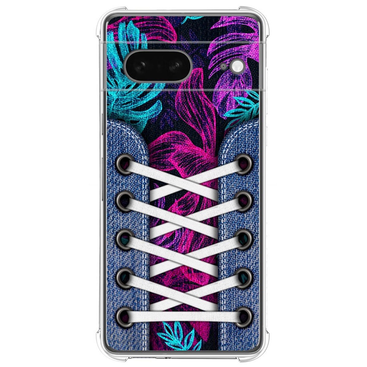 Funda Silicona Antigolpes para Google Pixel 7 5G diseño Zapatillas 07 Dibujos