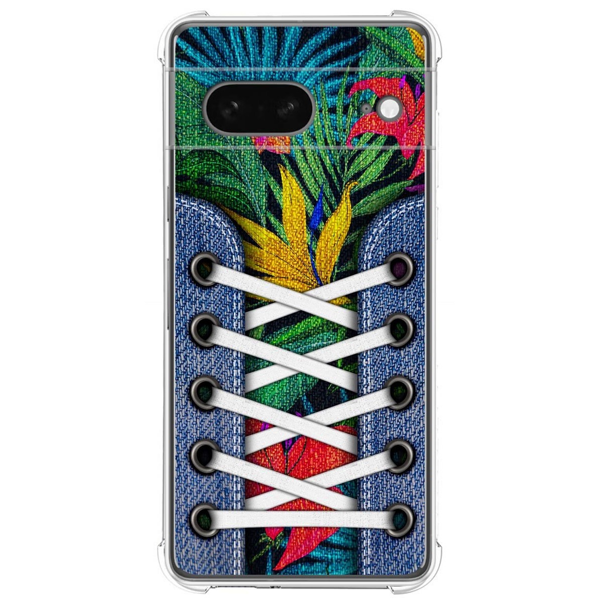Funda Silicona Antigolpes para Google Pixel 7 5G diseño Zapatillas 12 Dibujos