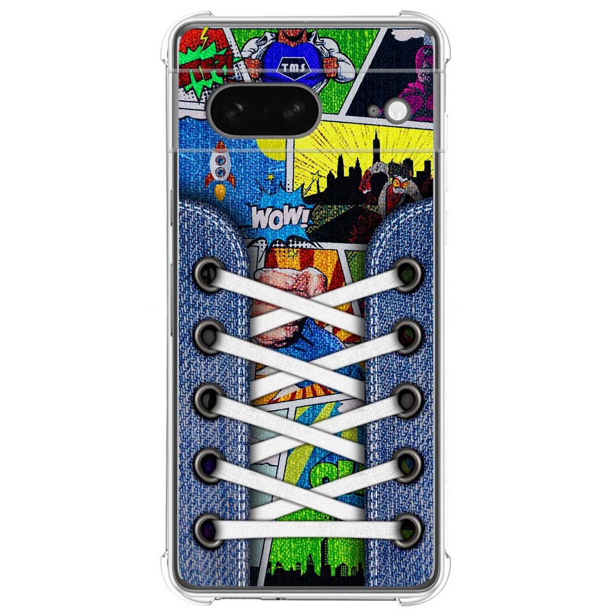 Funda Silicona Antigolpes para Google Pixel 7 5G diseño Zapatillas 14 Dibujos