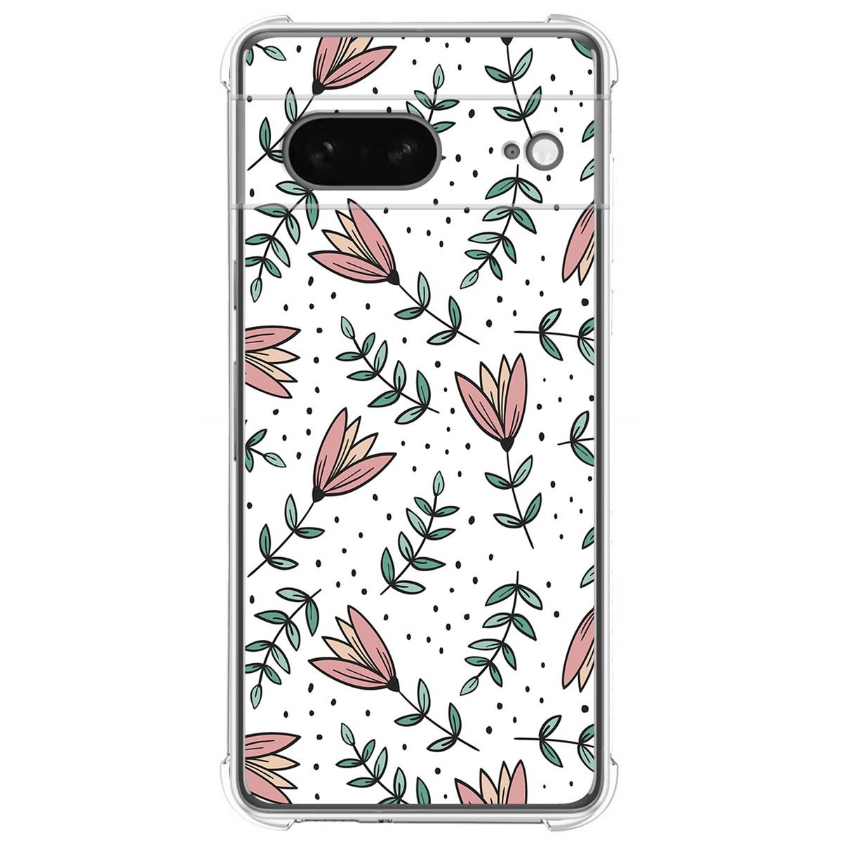 Funda Silicona Antigolpes para Google Pixel 7 5G diseño Flores 01 Dibujos