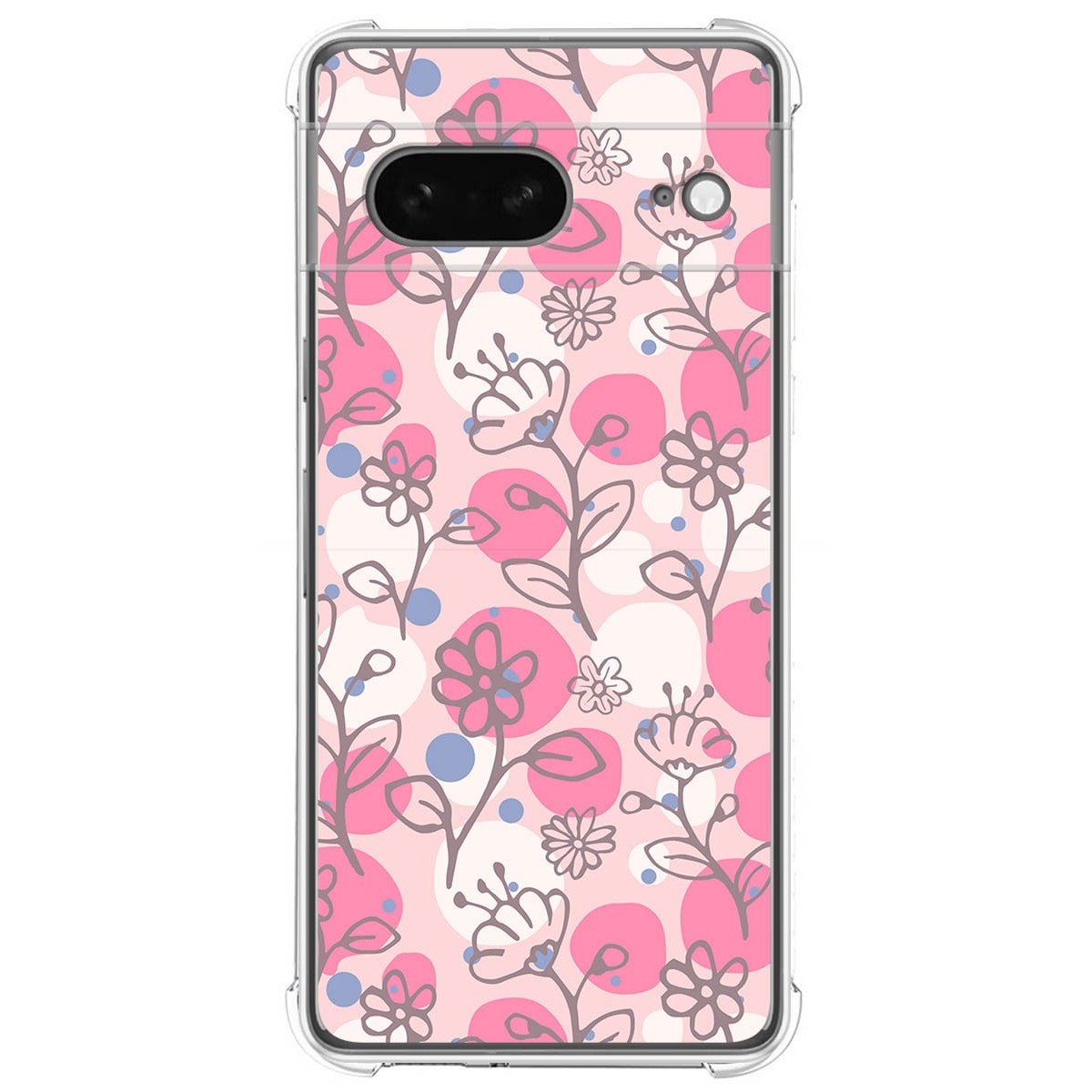 Funda Silicona Antigolpes para Google Pixel 7 5G diseño Flores 07 Dibujos