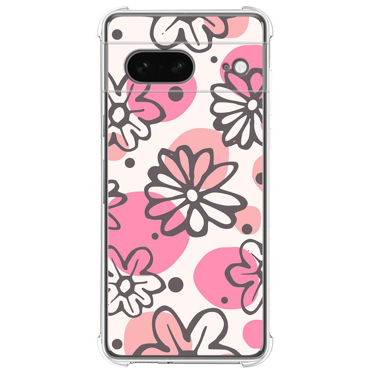 Funda Silicona Antigolpes para Google Pixel 7 5G diseño Flores 09 Dibujos