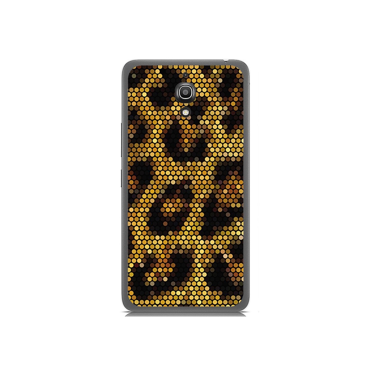 Funda Gel Tpu para Alcatel A2 Xl Diseño Leopardo Dibujos