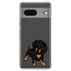 Funda Silicona Antigolpes para Google Pixel 7 5G diseño Perros 04 Dibujos
