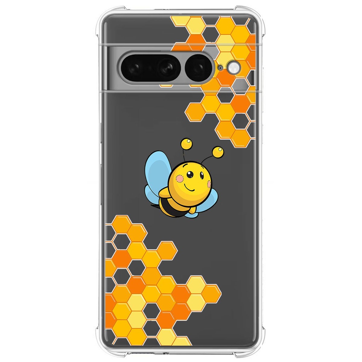 Funda Silicona Antigolpes para Google Pixel 7 Pro 5G diseño Abeja Dibujos