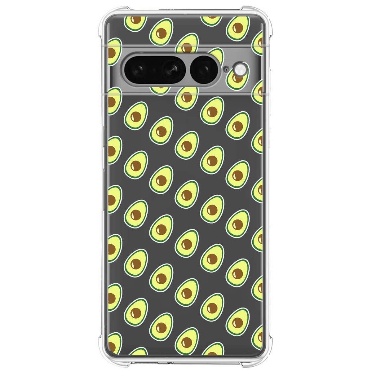 Funda Silicona Antigolpes para Google Pixel 7 Pro 5G diseño Aguacate Dibujos