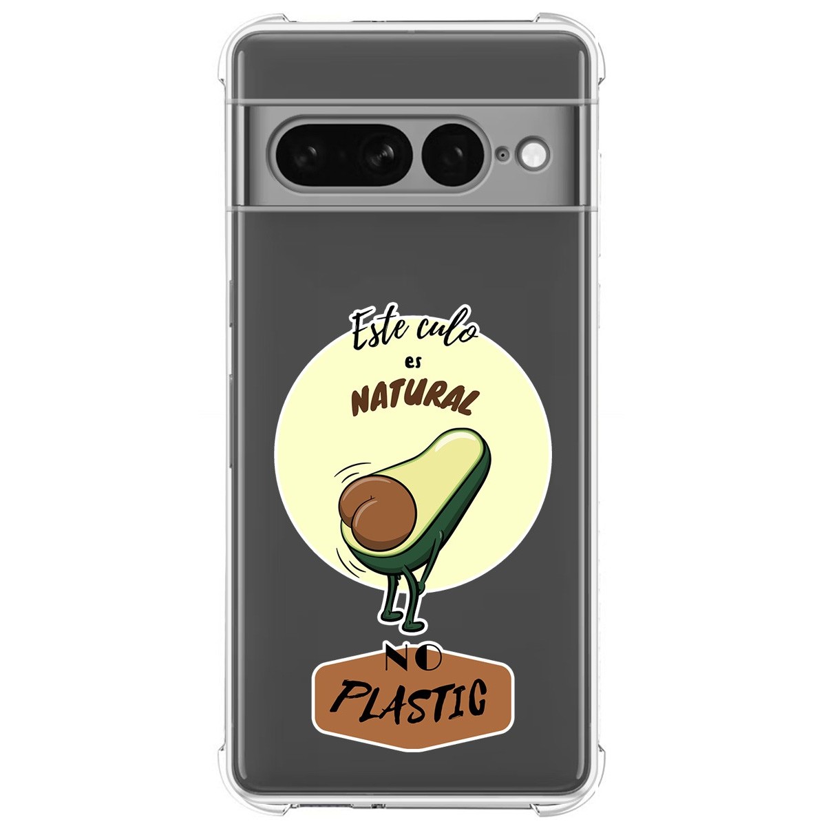 Funda Silicona Antigolpes para Google Pixel 7 Pro 5G diseño Culo Natural Dibujos
