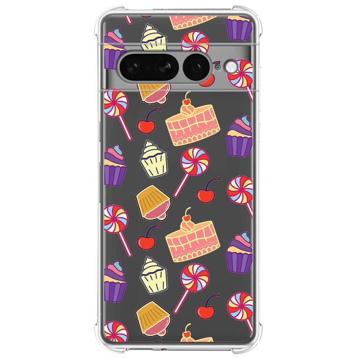 Funda Silicona Antigolpes para Google Pixel 7 Pro 5G diseño Dulces 01 Dibujos