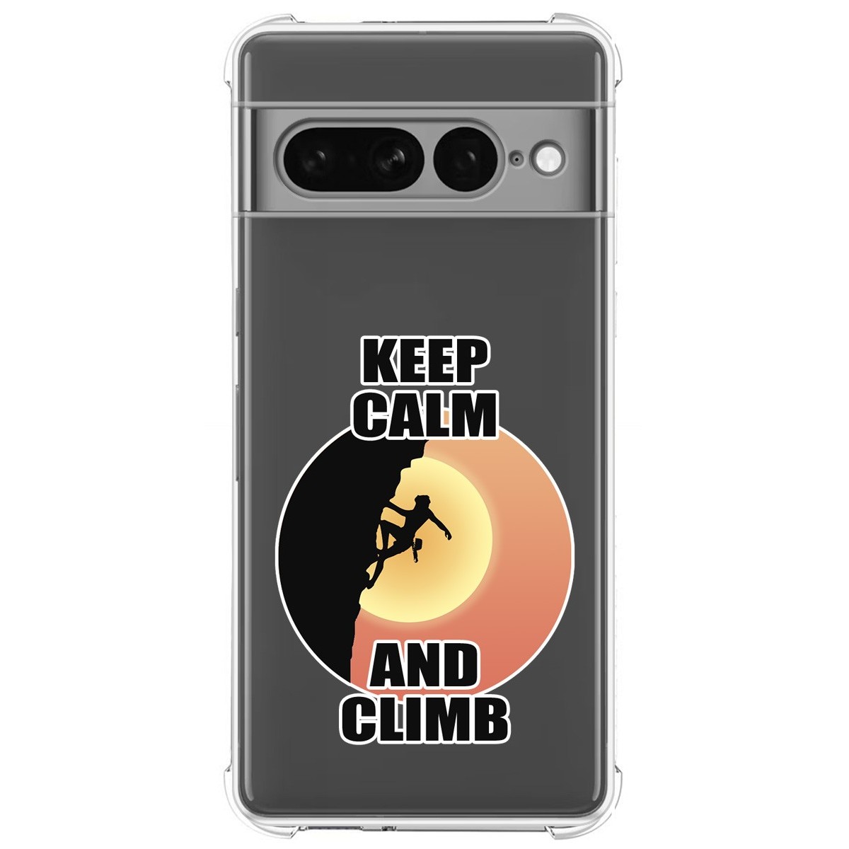 Funda Silicona Antigolpes para Google Pixel 7 Pro 5G diseño Mujer Escalada Dibujos