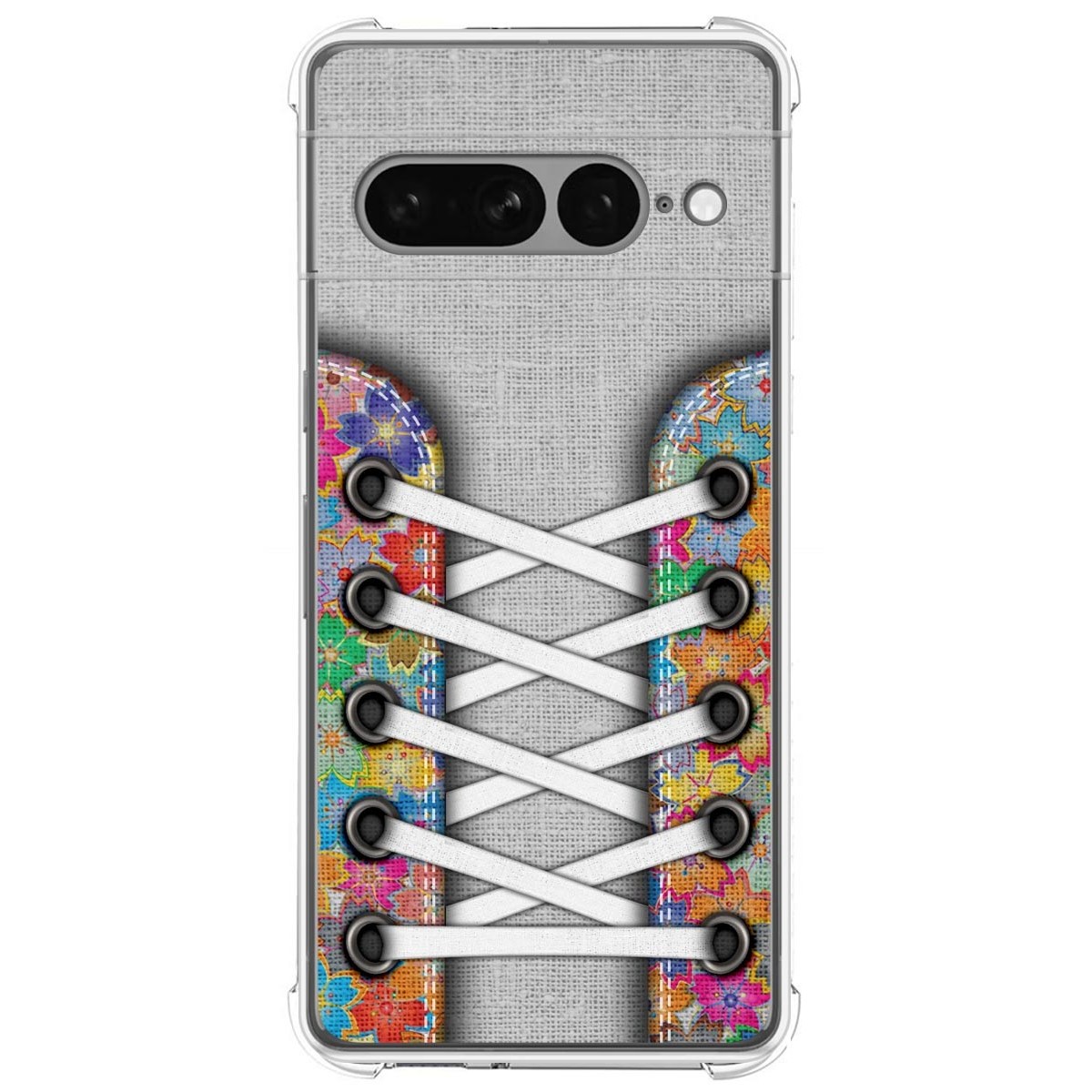 Funda Silicona Antigolpes para Google Pixel 7 Pro 5G diseño Zapatillas 04 Dibujos